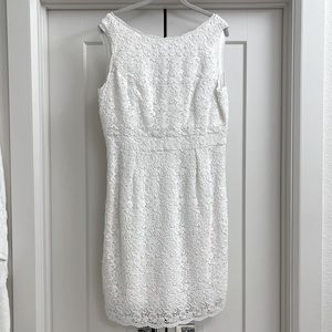 Shoshanna Lace Overlay Dress